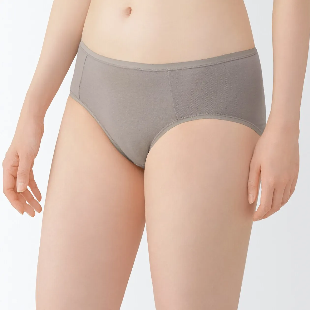 Sous‐Vêtements^Muji Lot de 3 culottes de bain en fil recyclé pour femme Abricot