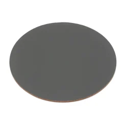 Linge De Table^Muji Lot de 4 dessous de verre en cuir recyclé, Graphite