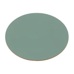 Linge De Table^Muji Lot de 4 dessous de verre en cuir recyclé, Eukalyptus