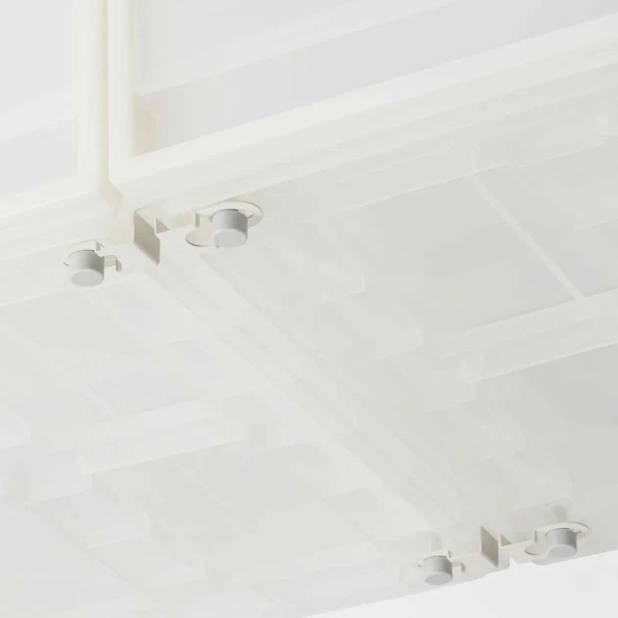 Rangements En Polypropylène^Muji Lot de 2 fixations pour tiroir PP