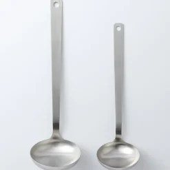 Ustensiles^Muji Louche en acier inoxydable 8.5x30cm