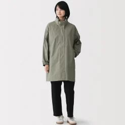 Vestes Et Manteaux^Muji Manteau à capuche amovible déperlant pour femme