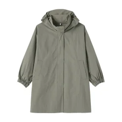 Vestes Et Manteaux^Muji Manteau à capuche amovible déperlant pour femme