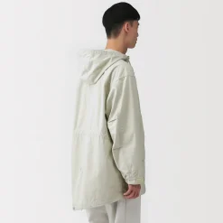 Vestes Et Manteaux^Muji Manteau à capuche en toile de coton léger pour homme