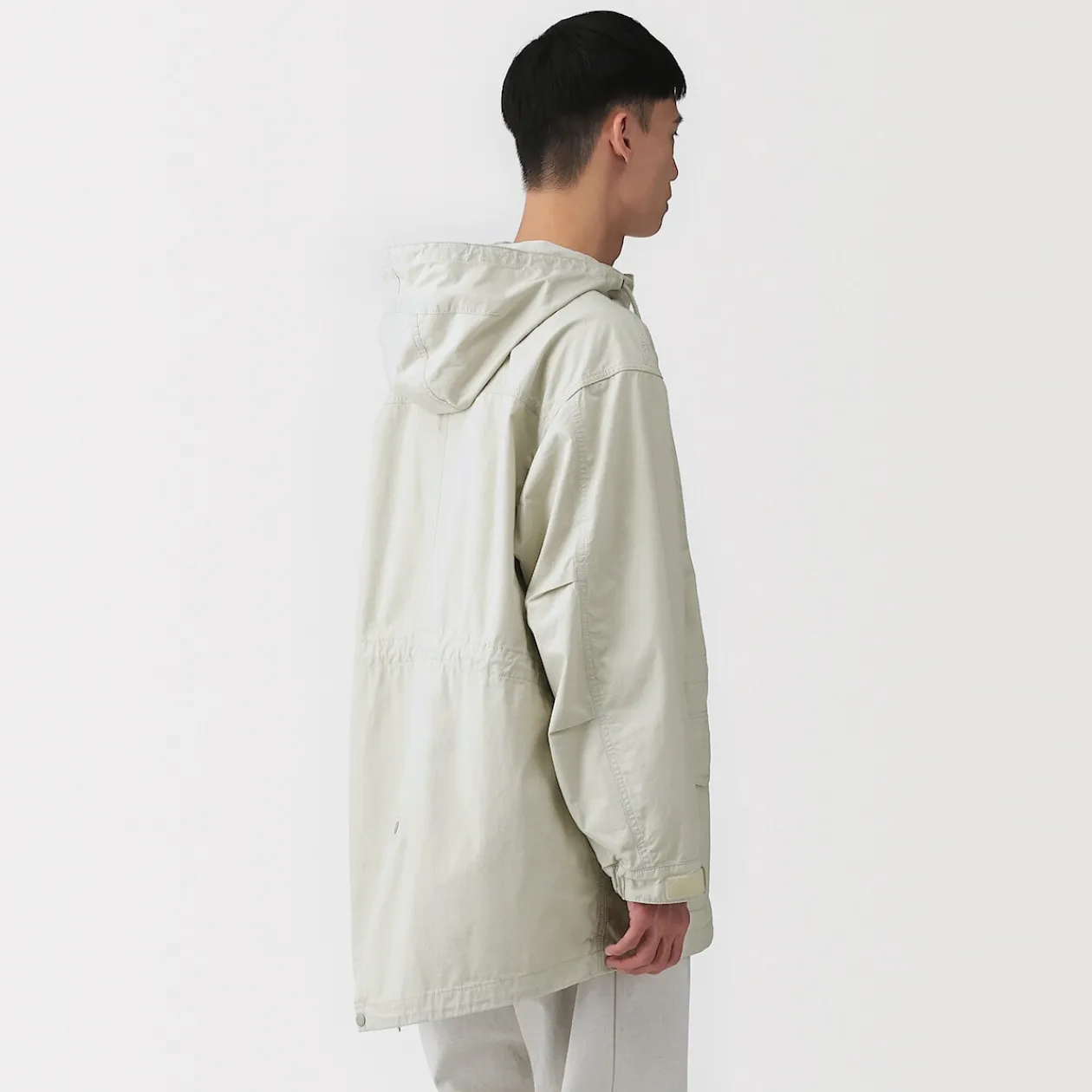 Vestes Et Manteaux^Muji Manteau à capuche en toile de coton léger pour homme