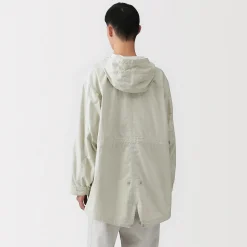 Vestes Et Manteaux^Muji Manteau à capuche en toile de coton léger pour homme
