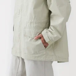 Vestes Et Manteaux^Muji Manteau à capuche en toile de coton léger pour homme