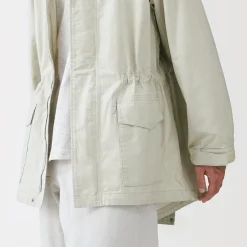 Vestes Et Manteaux^Muji Manteau à capuche en toile de coton léger pour homme