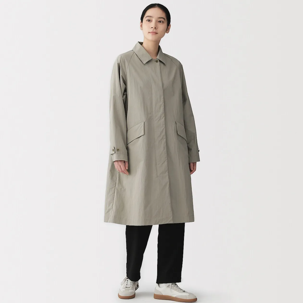 Vestes Et Manteaux^Muji Manteau à col montant déperlant pour femme