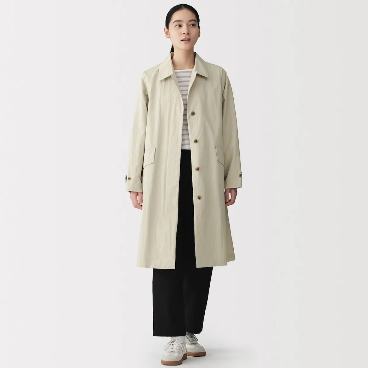 Vestes Et Manteaux^Muji Manteau à col montant déperlant pour femme