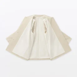 Vestes Et Manteaux^Muji Manteau à col montant déperlant en sergé de coton pour femme