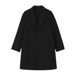 Vestes Et Manteaux^Muji Manteau Chesterfield en mélange de laine mérinos pour homme