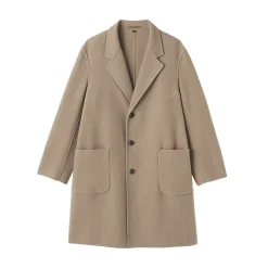 Vestes Et Manteaux^Muji Manteau Chesterfield en mélange de laine mérinos pour homme
