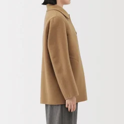 Vestes Et Manteaux^Muji Manteau court en mélange de laine mérinos pour femme