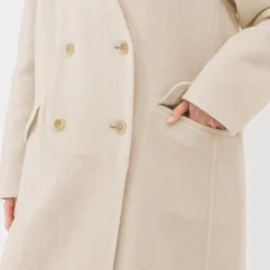 Vestes Et Manteaux^Muji Manteau croisé en cachemire recyclé pour femme