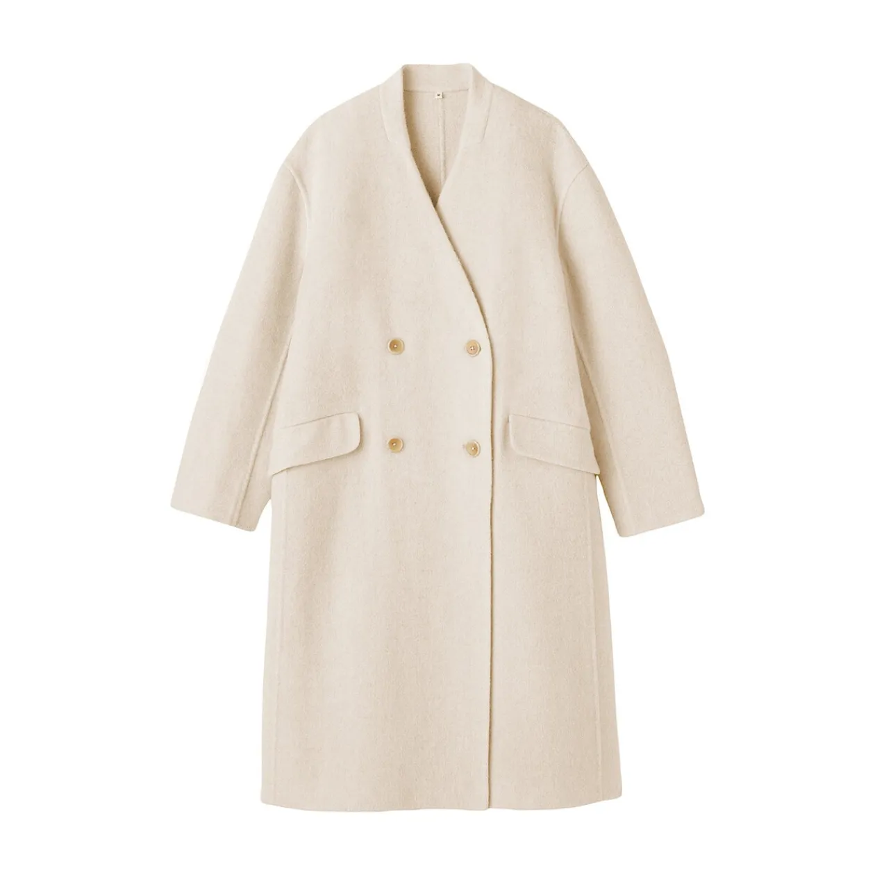 Vestes Et Manteaux^Muji Manteau croisé en cachemire recyclé pour femme