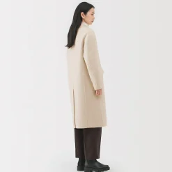 Vestes Et Manteaux^Muji Manteau croisé en cachemire recyclé pour femme