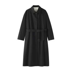 Vestes Et Manteaux^Muji Manteau droit en coton déperlant pour femme