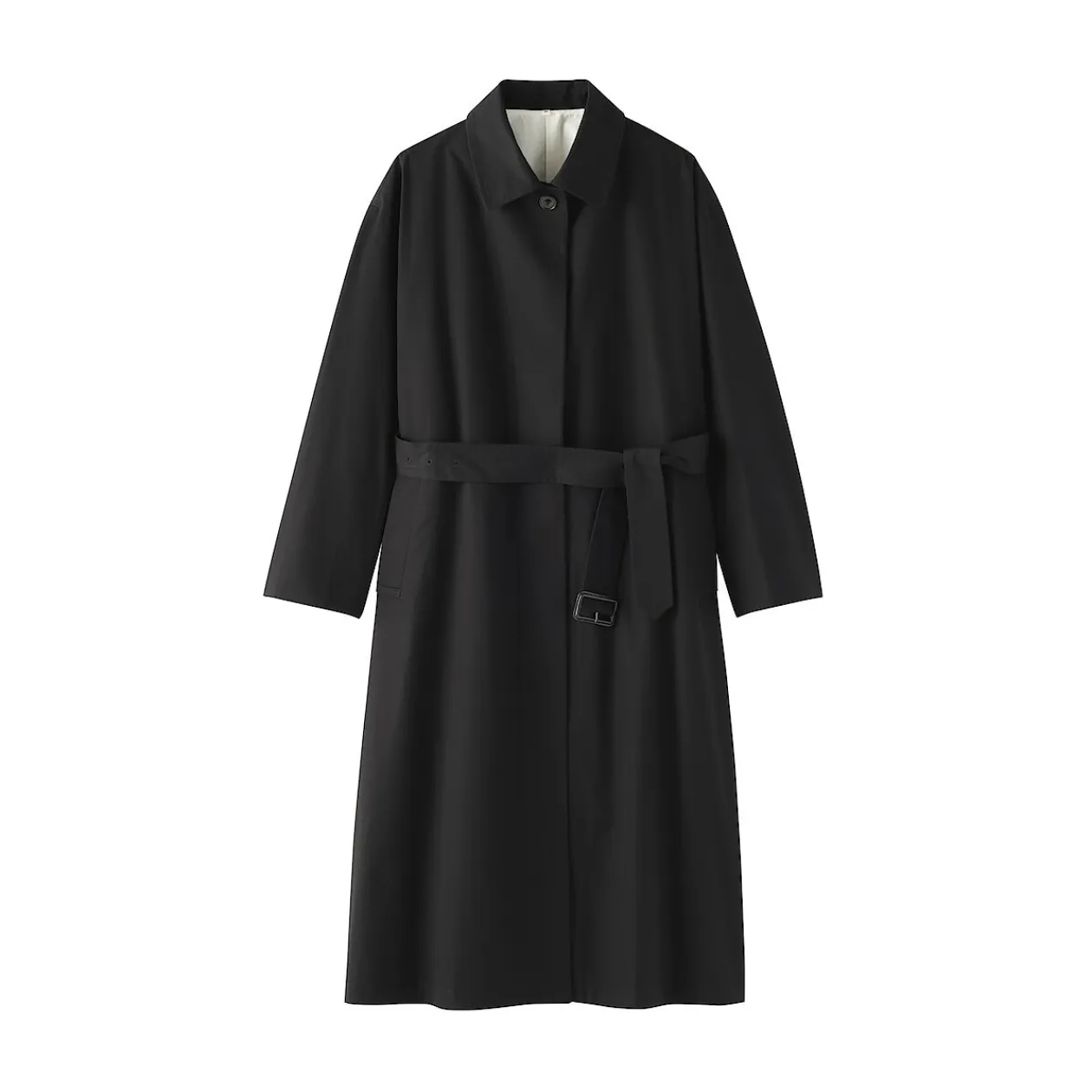 Vestes Et Manteaux^Muji Manteau droit en coton déperlant pour femme