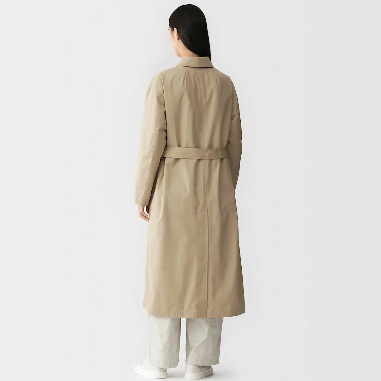 Vestes Et Manteaux^Muji Manteau droit en coton déperlant pour femme