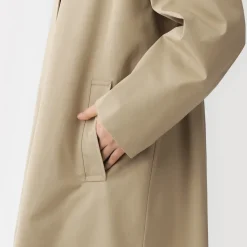 Vestes Et Manteaux^Muji Manteau droit en coton déperlant pour femme