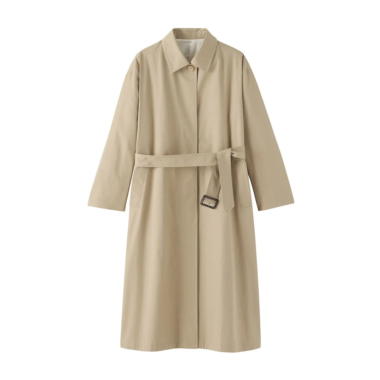 Vestes Et Manteaux^Muji Manteau droit en coton déperlant pour femme