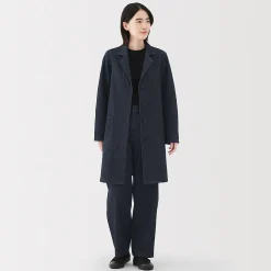 Vestes Et Manteaux^Muji Manteau en denim mélangé kapok pour femme