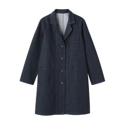 Vestes Et Manteaux^Muji Manteau en denim mélangé kapok pour femme