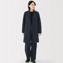Vestes Et Manteaux^Muji Manteau en denim mélangé kapok pour femme