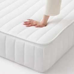 Matelas^Muji Matelas double à ressorts ensachés haute densité, facile à retourner