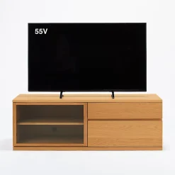 Armoires^Muji Meuble TV en chêne ‐ Grand