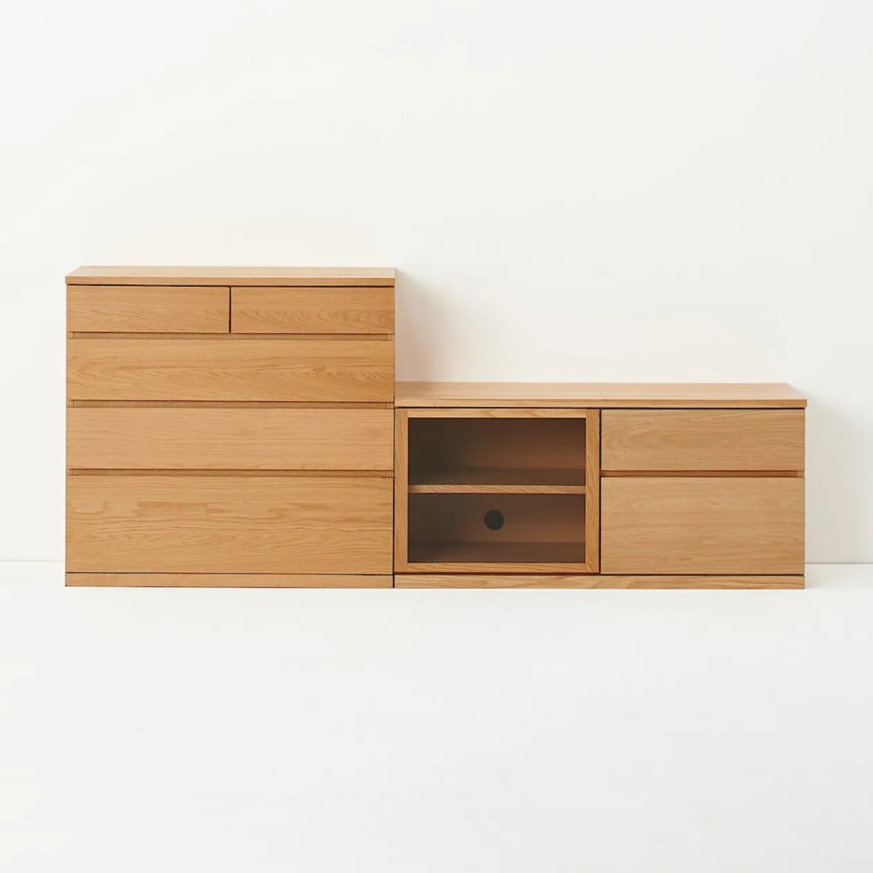 Armoires^Muji Meuble TV en chêne ‐ Moyen