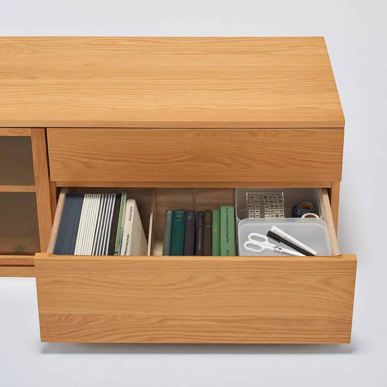 Armoires^Muji Meuble TV en noyer ‐ Grand
