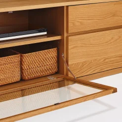 Armoires^Muji Meuble TV en noyer ‐ Grand