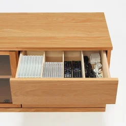 Armoires^Muji Meuble TV en noyer ‐ Moyen