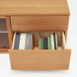 Armoires^Muji Meuble TV en noyer ‐ Moyen
