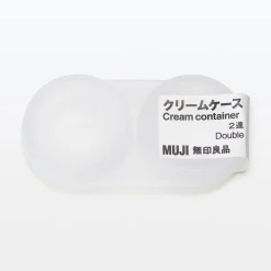 Boîtes Et Flacons Réutilisables|Flacons De Voyage Et Piluliers^Muji Mini pots à crème 2 compartiments