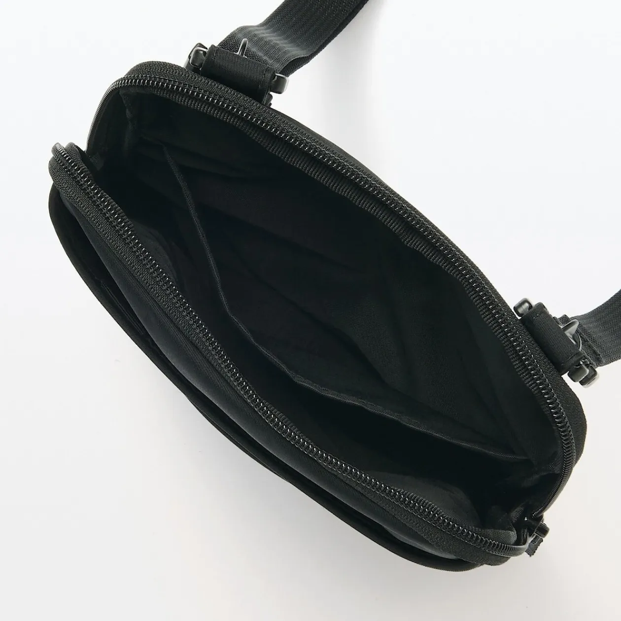 Sacs|Sacs^Muji Mini‐sacoche à bandoulière déperlante avec porte‐stylo Noir