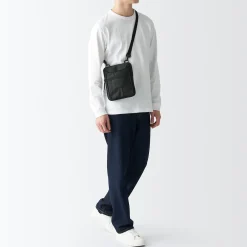 Sacs|Sacs^Muji Mini‐sacoche à bandoulière déperlante avec porte‐stylo Noir