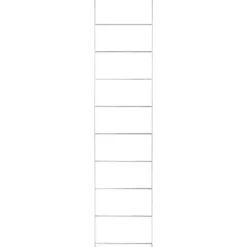 Étagères En Pin Et En Acier^Muji Montant additionnel en acier inoxydable ‐ Grand format