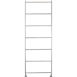 Étagères En Pin Et En Acier^Muji Montant additionnel en acier inoxydable ‐ Moyen format