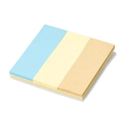 Fournitures De Bureau^Muji Notes adhésives unies carrées double