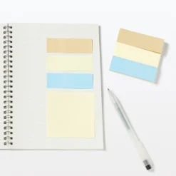 Fournitures De Bureau^Muji Notes adhésives unies carrées double