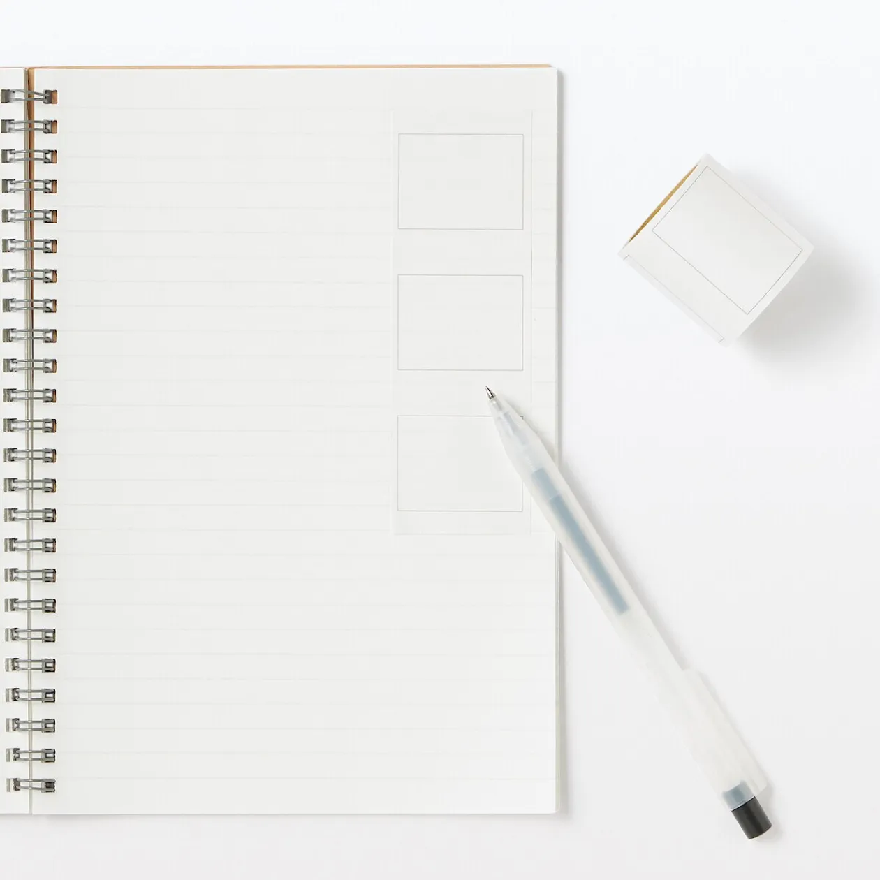 Fournitures De Bureau^Muji Notes autocollantes ‐ Rouleau perforé, mémo