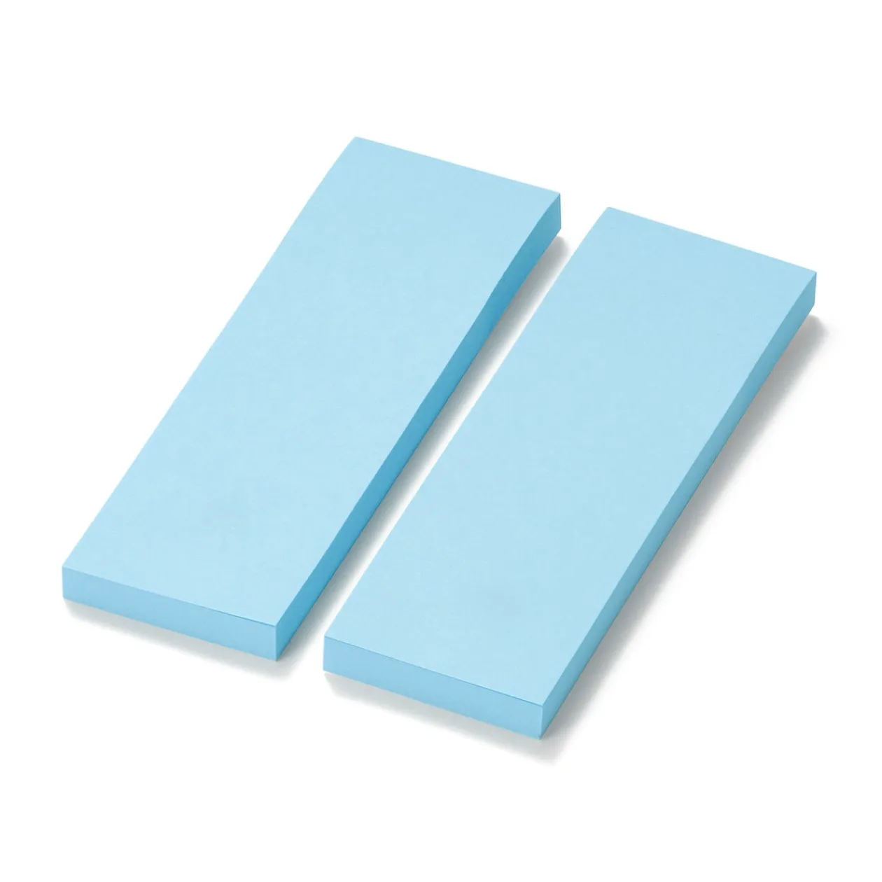 Fournitures De Bureau^Muji Notes autocollantes en papier kraft ‐ Unies, lot de 2 Bleu