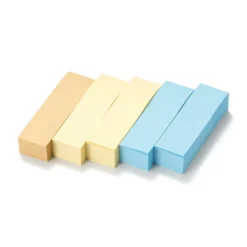 Fournitures De Bureau^Muji Notes autocollantes indexées ‐ Unies, lot de 5
