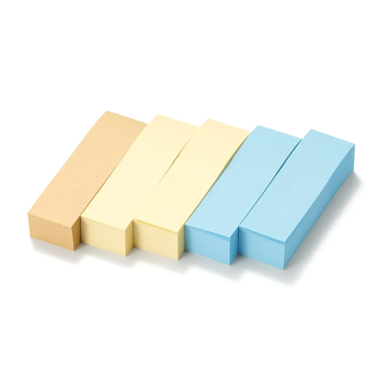 Fournitures De Bureau^Muji Notes autocollantes indexées ‐ Unies, lot de 5