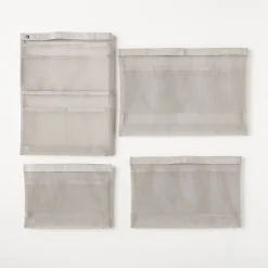 Trousses Et Pots À Crayons^Muji Organiseur de sac en maille nylon A5