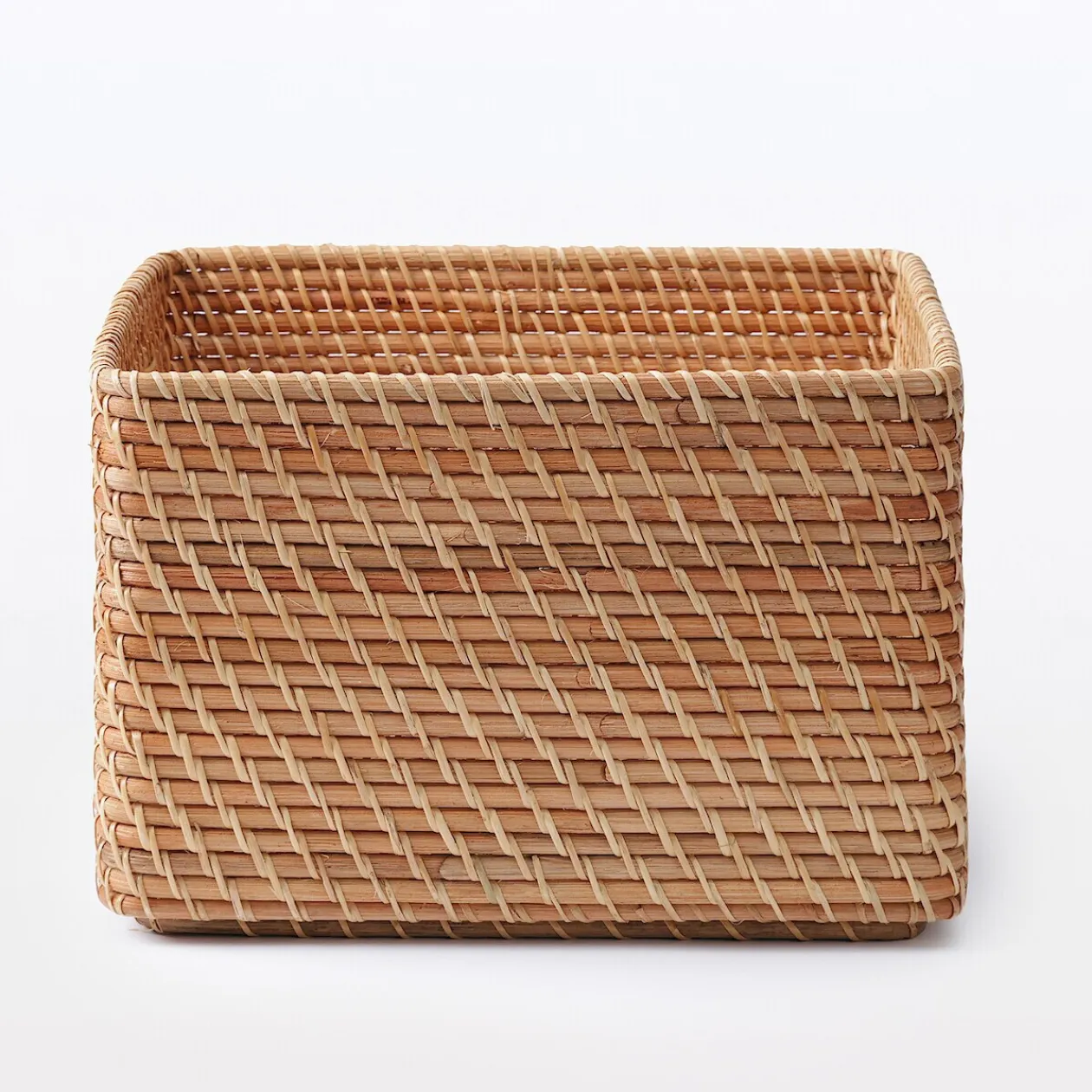 Rangements En Rotin^Muji Panier carré en rotin L35X P36X H24cm