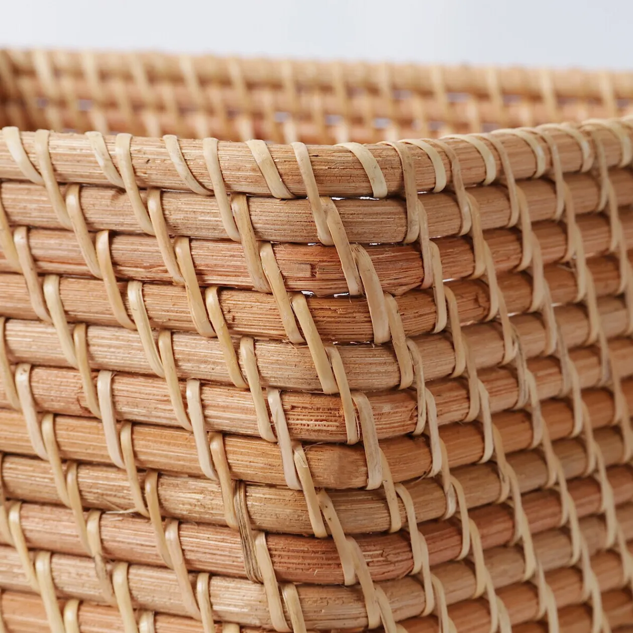 Rangements En Rotin^Muji Panier carré en rotin L35X P36X H24cm